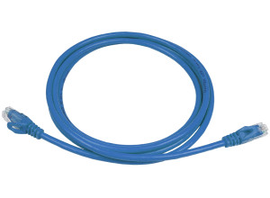 PowerMAX Blue Cat.6 U/UTP T568B Patch Cord (LSZH) - with Divider